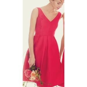 J Crew Kami Dress Sunset Coral - Size 8
